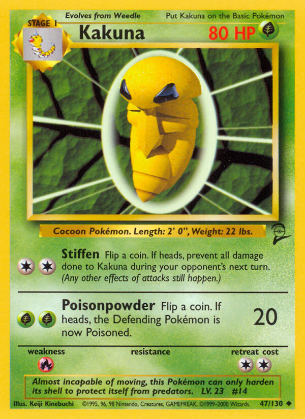 Kakuna - Pokémon TCG Card