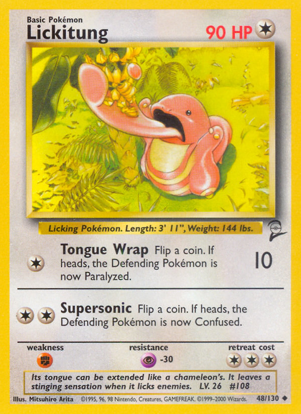 Lickitung - Pokémon TCG Card