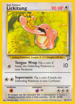 Lickitung - pokemon TCG Card