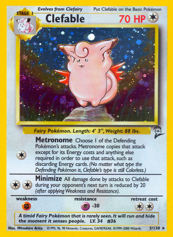 Clefable - Pokémon TCG Card