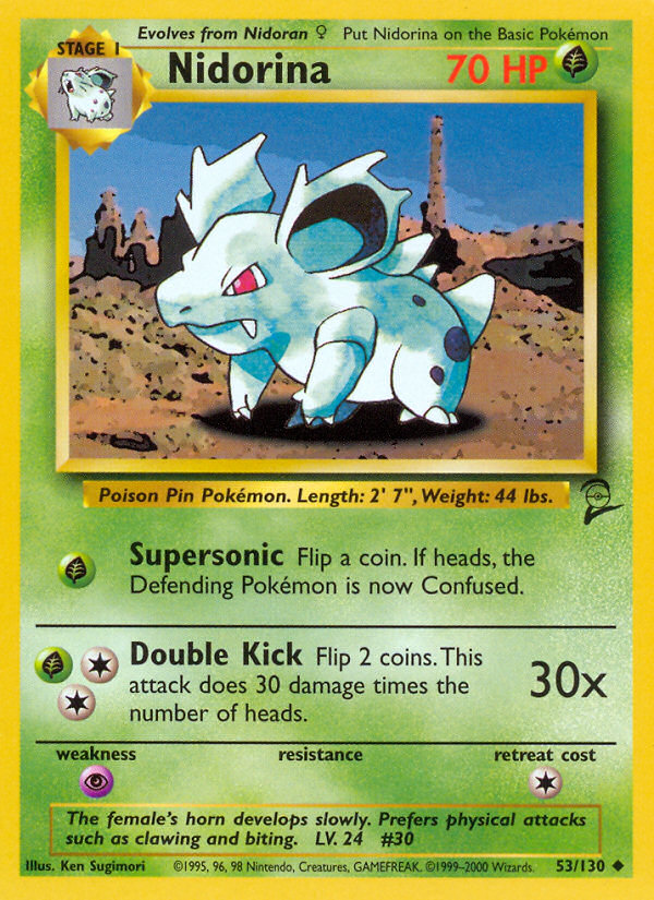 Nidorina - Pokémon TCG Card