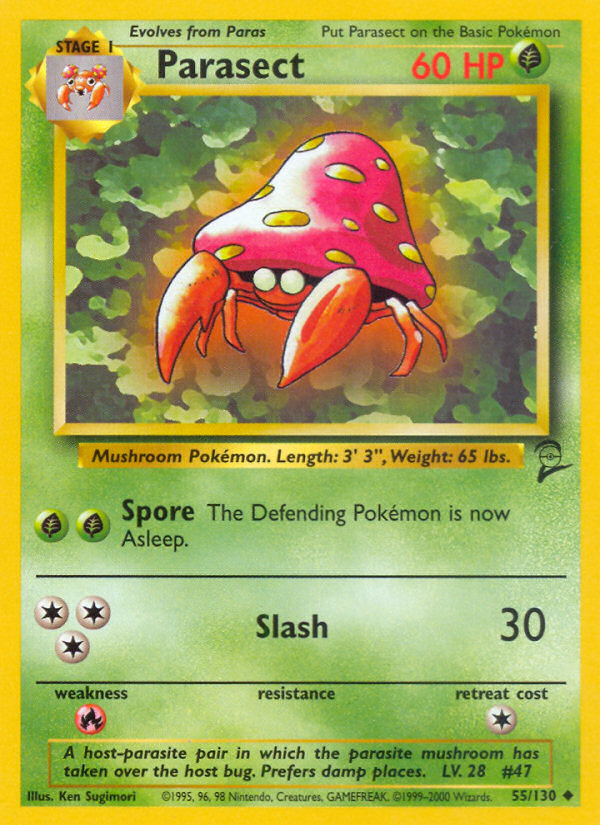 Parasect - Pokémon TCG Card