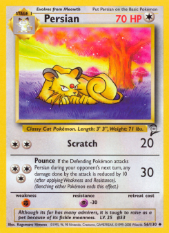Persian - pokemon TCG Card