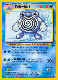 Poliwhirl - pokemon TCG Card