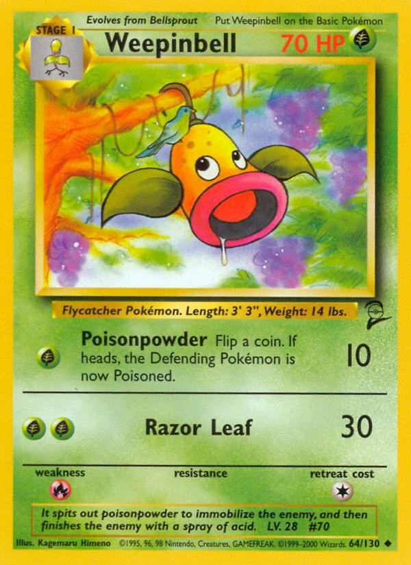 Weepinbell - Pokémon TCG Card