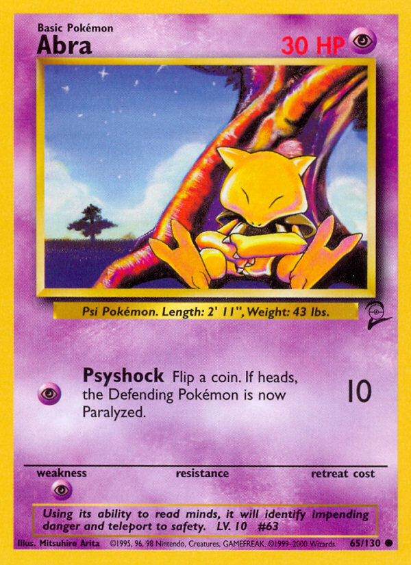 Abra - Pokémon TCG Card
