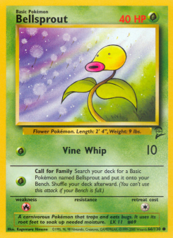 Bellsprout - pokemon TCG Card