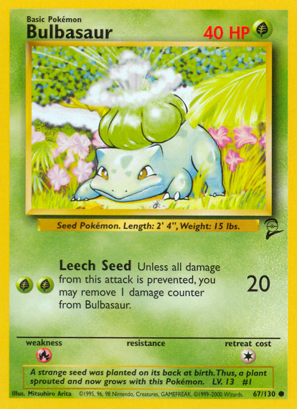 Bulbasaur - Pokémon TCG Card