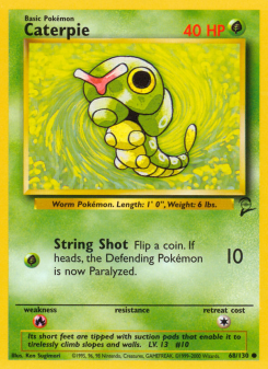 Caterpie - pokemon TCG Card