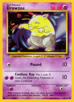 Drowzee - pokemon TCG Card