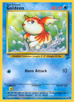 Goldeen - pokemon TCG Card