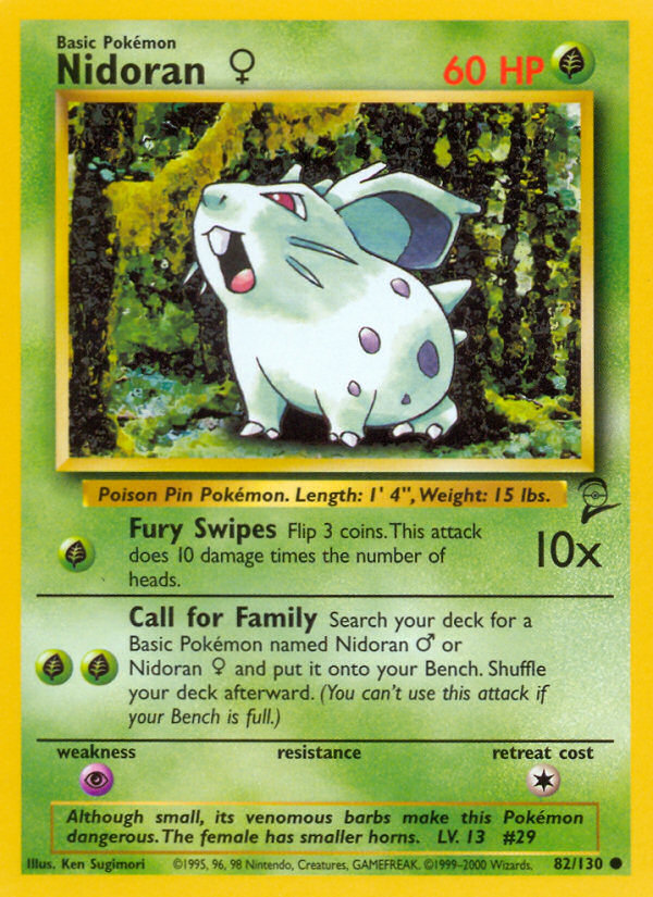 Nidoran♀ - Pokémon TCG Card
