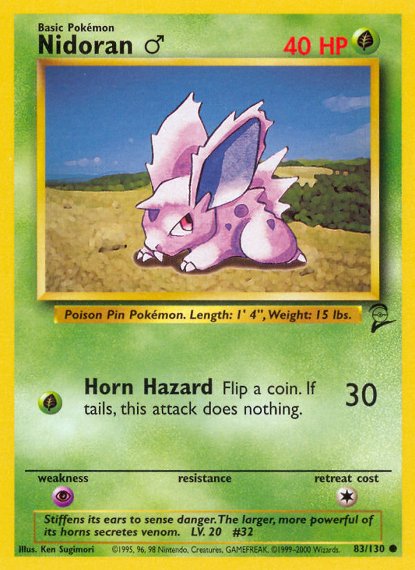 Nidoran♂ - Pokémon TCG Card