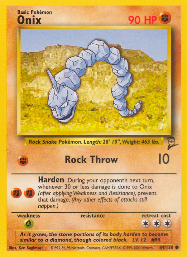 Onix - Pokémon TCG Card