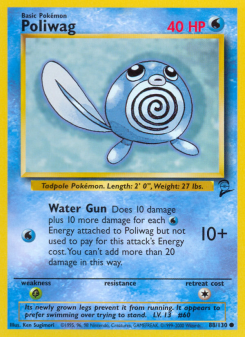 Poliwag - pokemon TCG Card