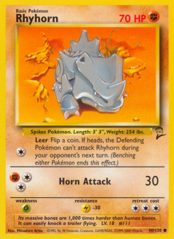 Rhyhorn - pokemon TCG Card