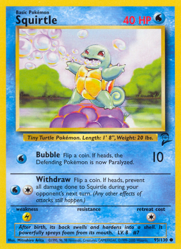 Squirtle - Pokémon TCG Card