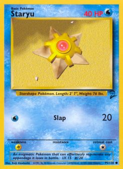 Staryu - pokemon TCG Card
