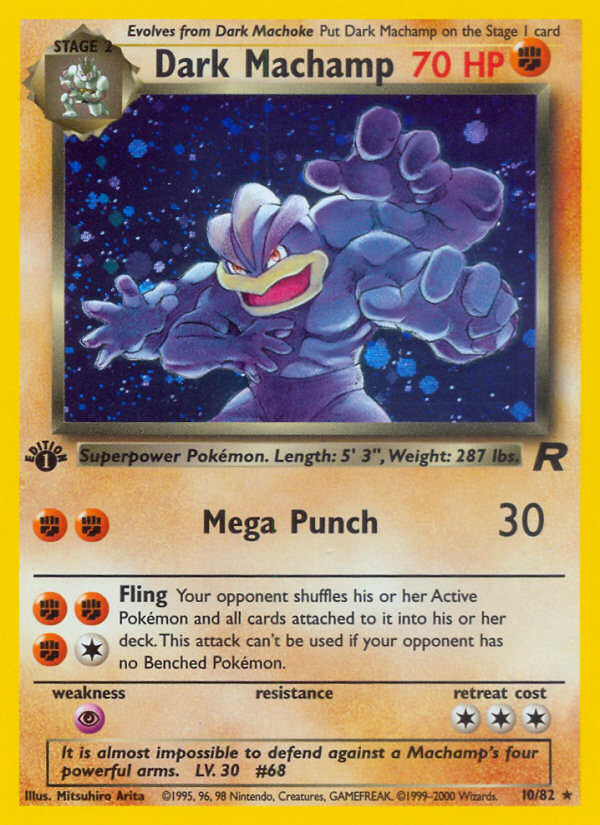 Dark Machamp - Pokémon TCG Card