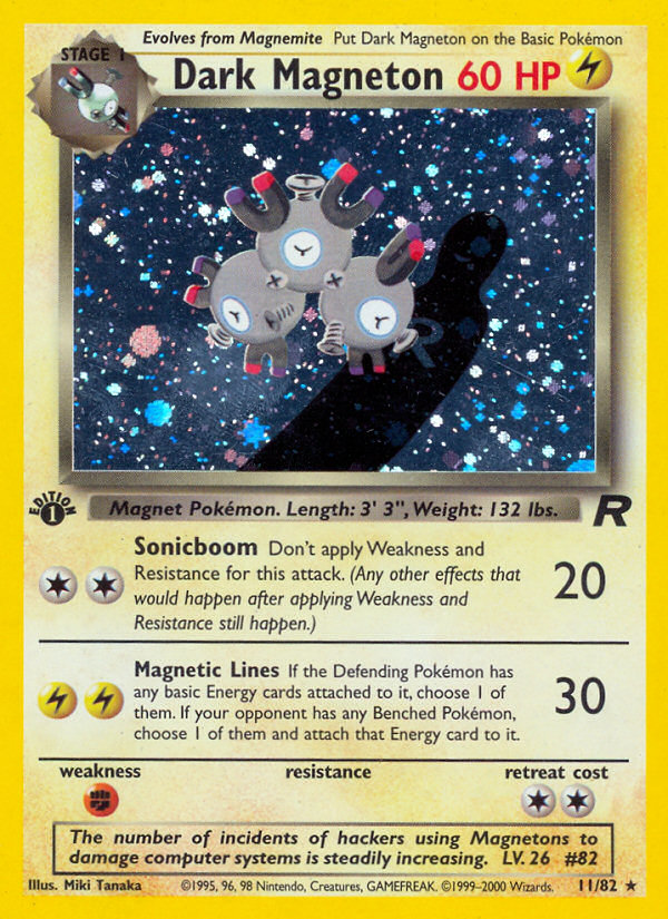 Dark Magneton - Pokémon TCG Card