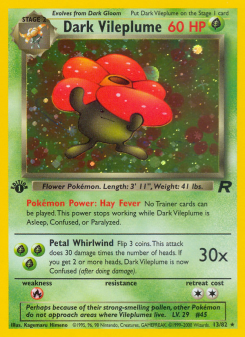 Dark Vileplume - pokemon TCG Card