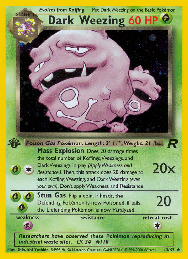 Dark Weezing - Pokémon TCG Card
