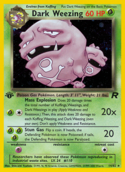 Dark Weezing - pokemon TCG Card