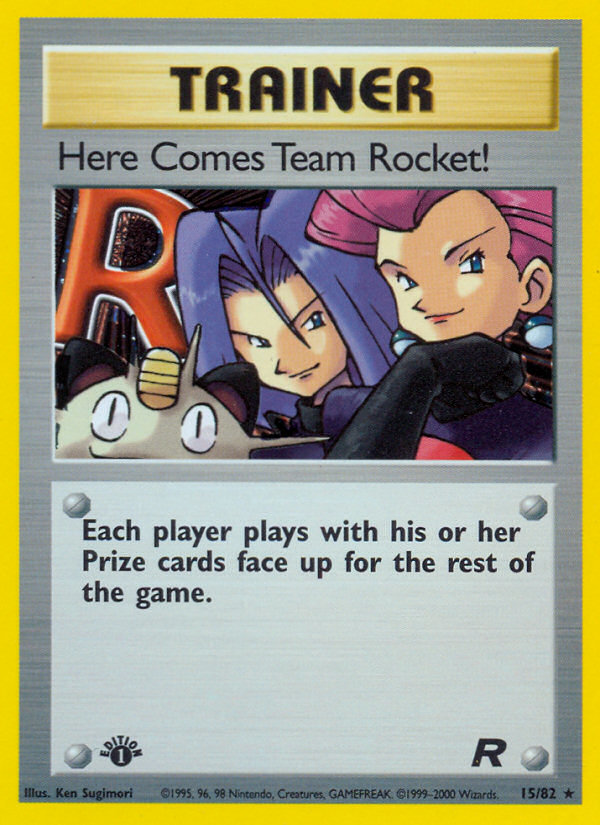 Here Comes Team Rocket! - Pokémon TCG Card