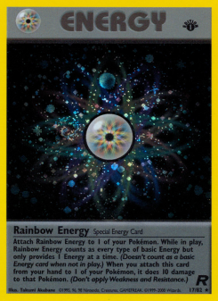 Rainbow Energy - pokemon TCG Card