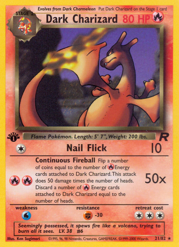 Dark Charizard - Pokémon TCG Card