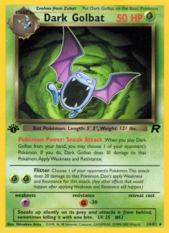 Dark Golbat - pokemon TCG Card