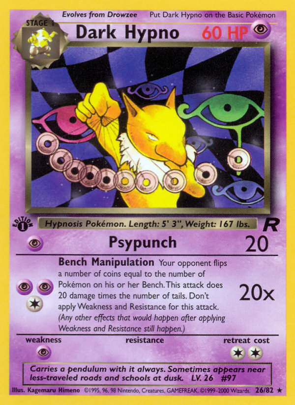 Dark Hypno - Pokémon TCG Card