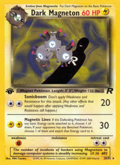 Dark Magneton - pokemon TCG Card