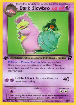 Dark Slowbro - pokemon TCG Card