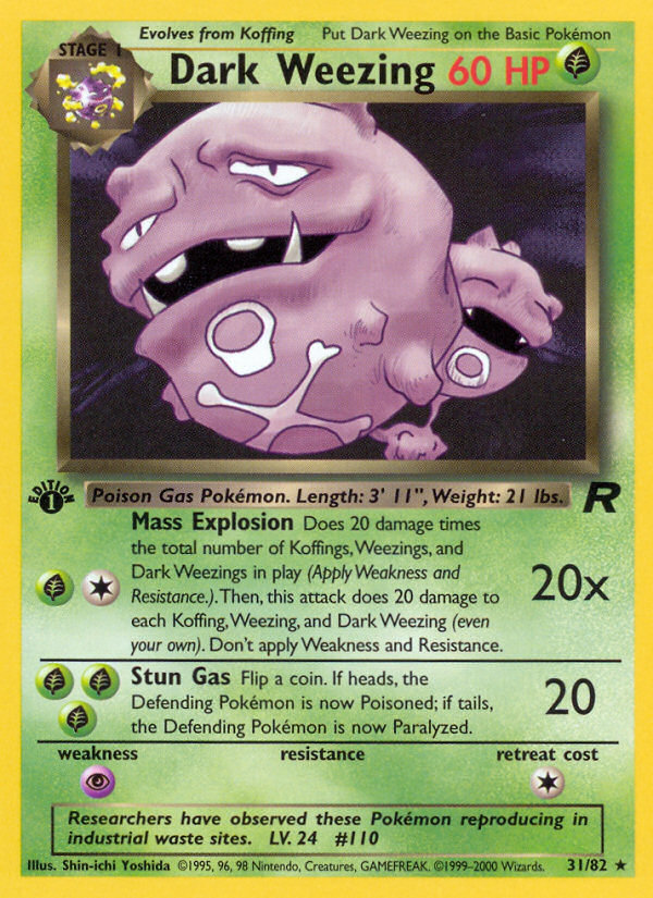 Dark Weezing - Pokémon TCG Card