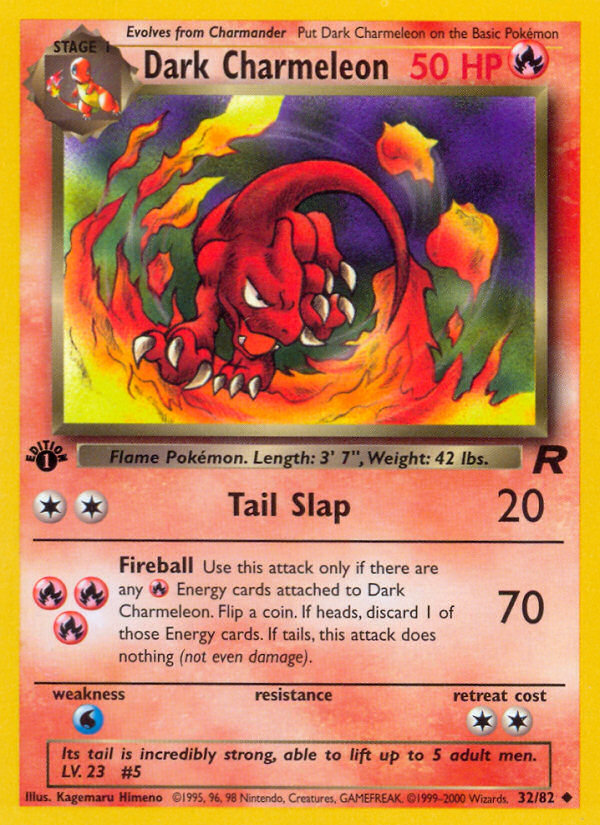 Dark Charmeleon - Pokémon TCG Card