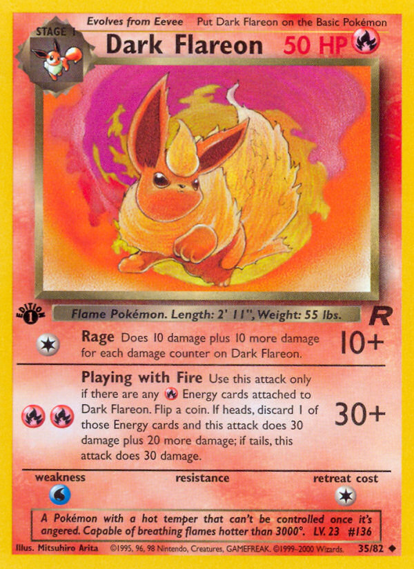 Dark Flareon - Pokémon TCG Card