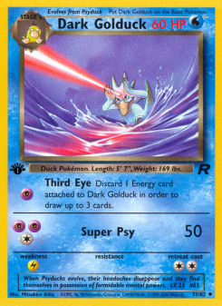 Dark Golduck - pokemon TCG Card
