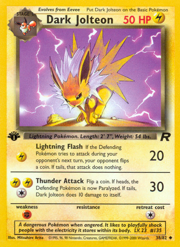 Dark Jolteon - Pokémon TCG Card