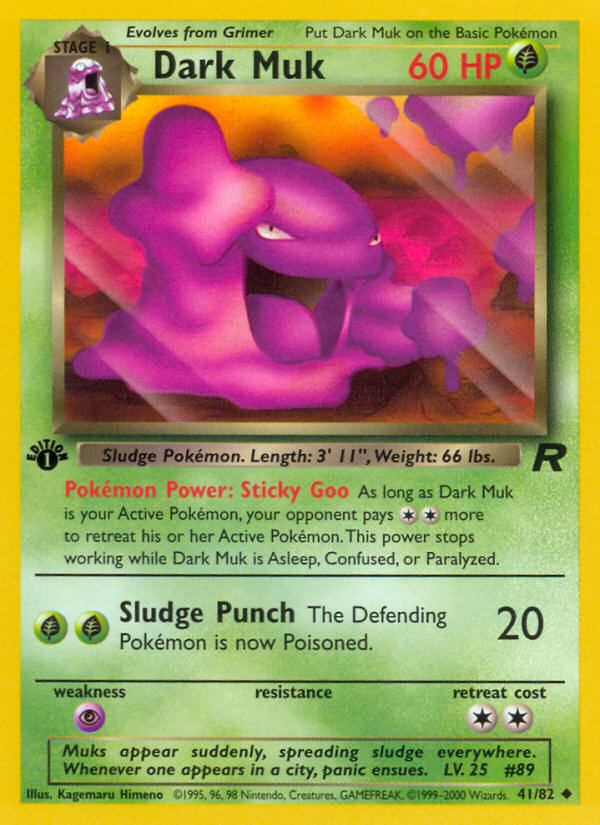 Dark Muk - Pokémon TCG Card