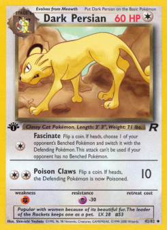 Dark Persian - pokemon TCG Card