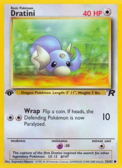 Dratini - pokemon TCG Card