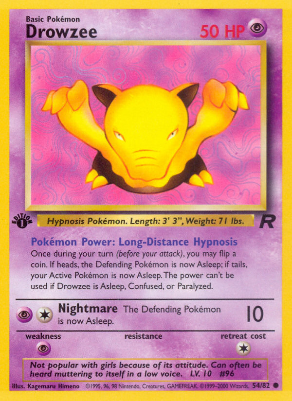 Drowzee - Pokémon TCG Card