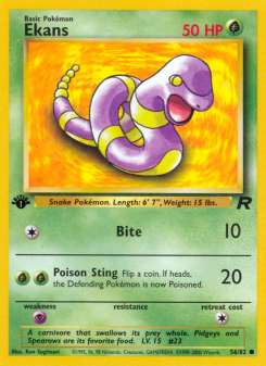 Ekans - pokemon TCG Card