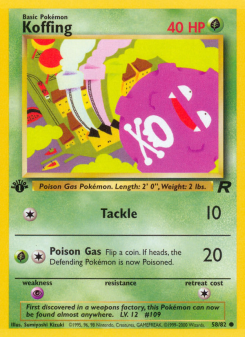 Koffing - pokemon TCG Card