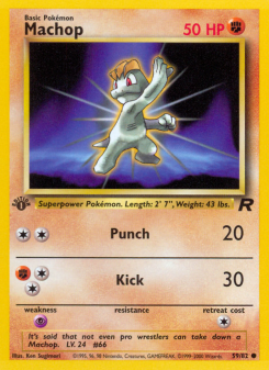 Machop - pokemon TCG Card