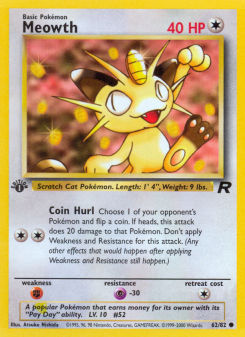 Meowth - pokemon TCG Card