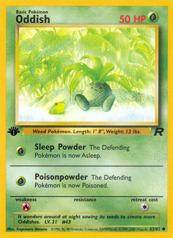 Oddish - Pokémon TCG Card