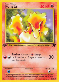 Ponyta - pokemon TCG Card