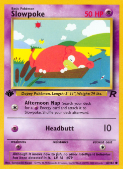 Slowpoke - pokemon TCG Card